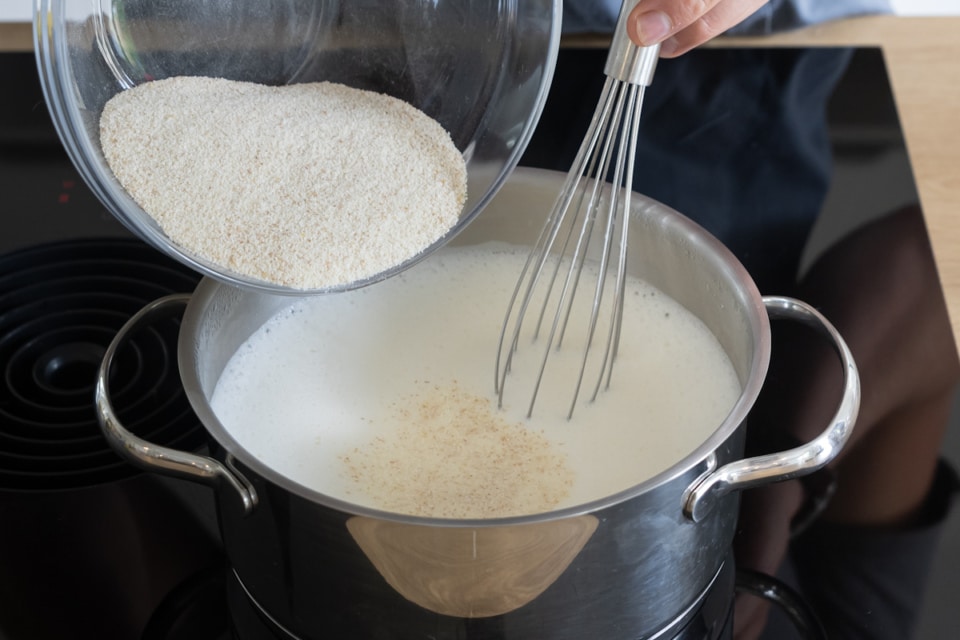 Grie Auflauf Mit Kirschen Und Sahne Rezept