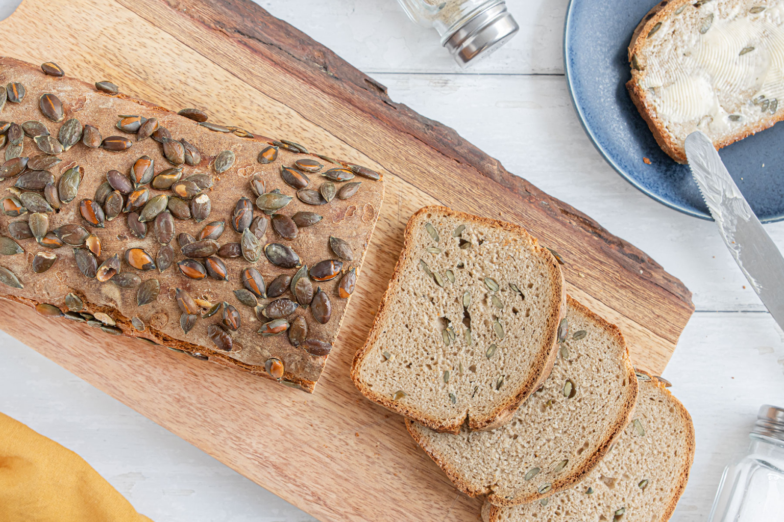 Gesundes K Rbiskernbrot In Der Kastenform Backen Rezept Eat De