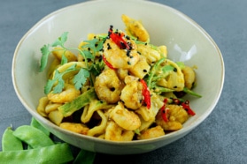 Tagliatelle mit Karotten Ingwer Sauce