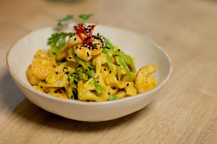 Karotten Ingwer Sauce zu Pasta