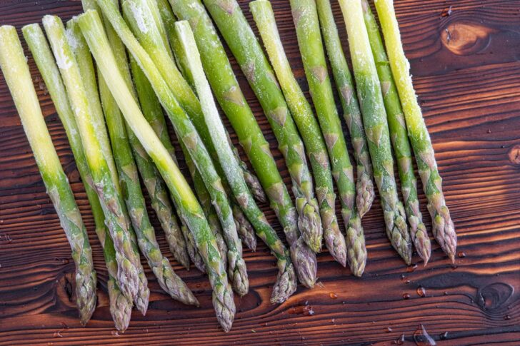 Grünen Spargel einfrieren