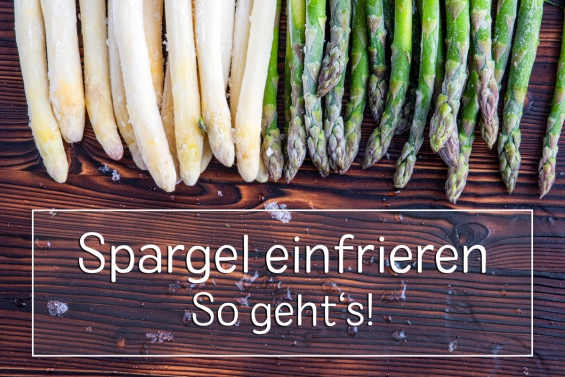 Spargel einfrieren