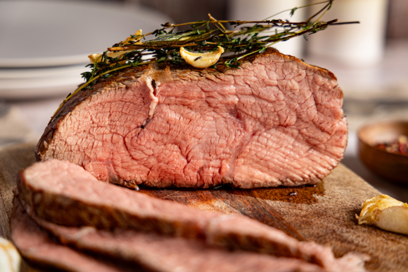 Roastbeef am Stück im Ofen garen