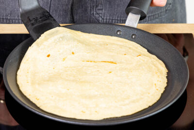 vegane Pfannkuchen mit Hafermilch ausbacken
