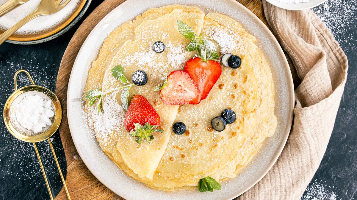 Pfannkuchen mit Hafermilch - einfach & lecker