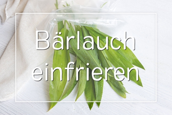Bärlauch einfrieren