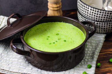 Erbsencremesuppe