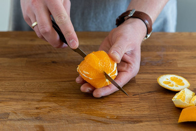 Orangen filetieren
