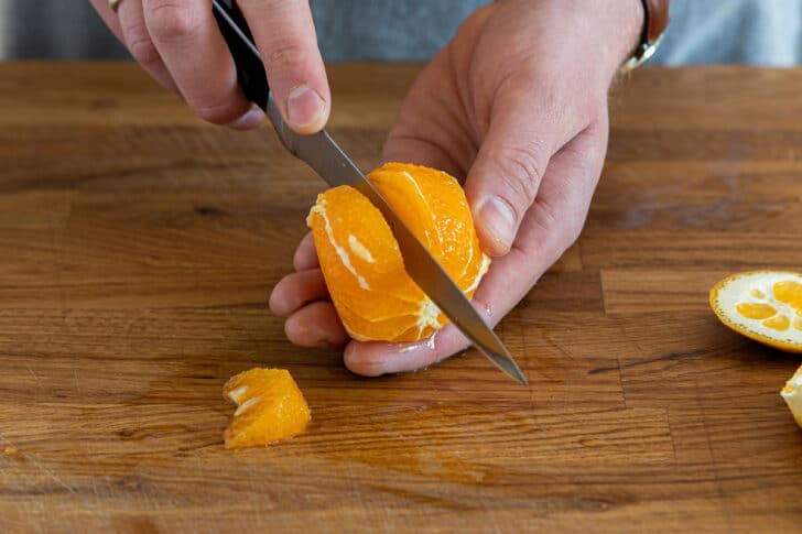 Orangen filetieren