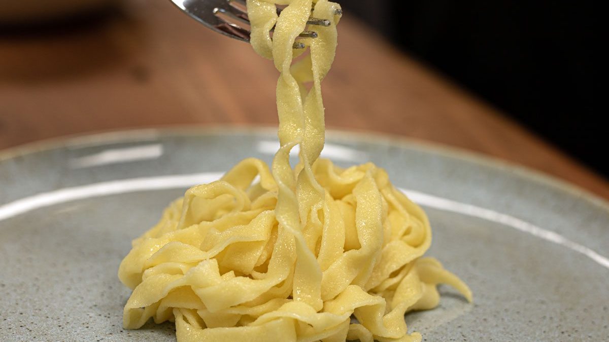 Tagliatelle aus Hartweizengrieß selber machen