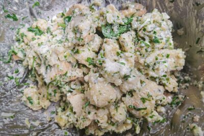 Teig Kaspressknödel