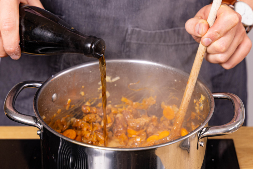 Schwarzbier einkochen lassen