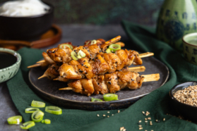 Teriyaki-Hähnchenspieße mit würziger Marinade