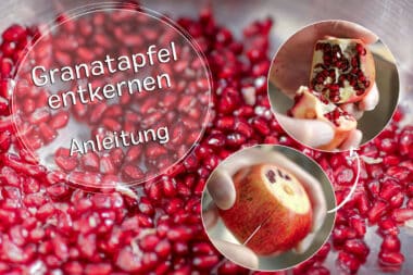 Granatapfel entkernen
