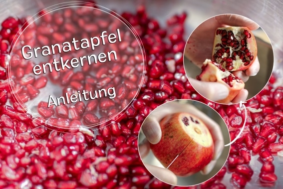 Granatapfel entkernen