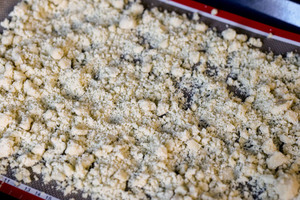 Streusel einzeln backen