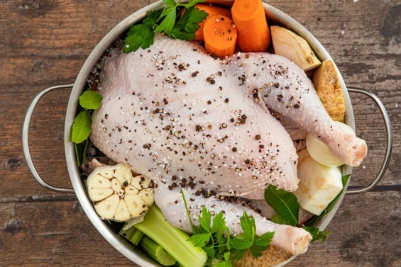 Suppenhuhn Kochzeit