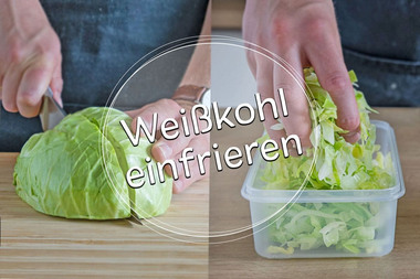 Weißkohl einfrieren