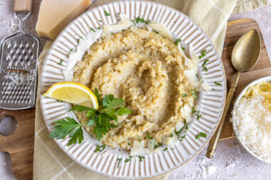 Graupenrisotto mit Bergkäse