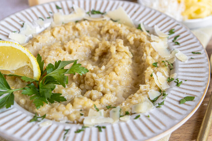 Graupenrisotto mit Bergkäse