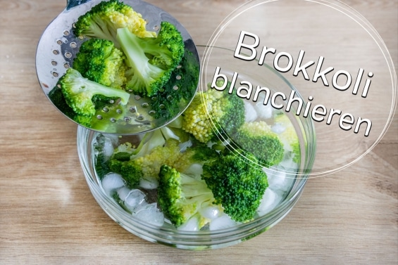 Brokkoli blanchieren