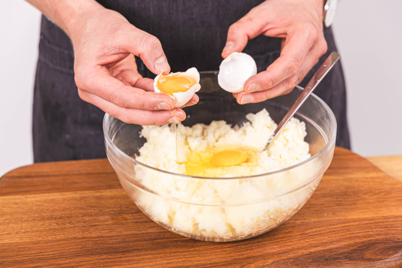 Ei zum Blumenkohl geben