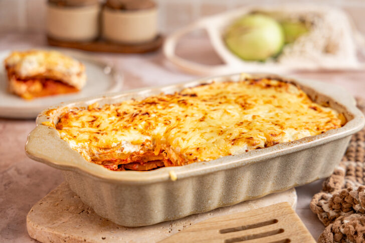 Kohlrabilasagne mit Hack