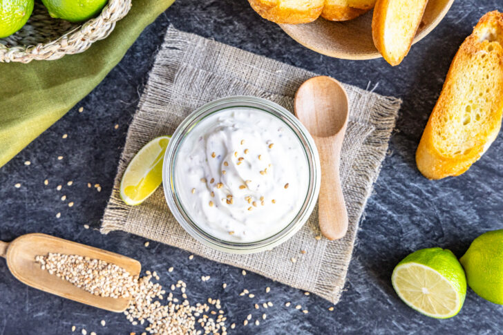 Sesam-Limetten-Quark
