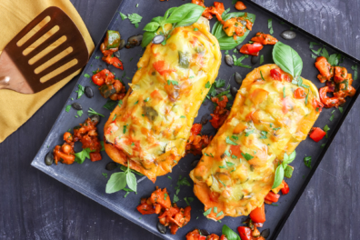 Butternutkürbis aus dem Ofen