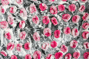 Gnocchi aus roter Bete
