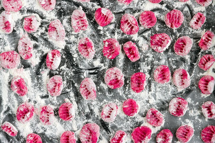 Gnocchi aus roter Bete