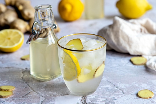 Ingwer Zitronen Sirup