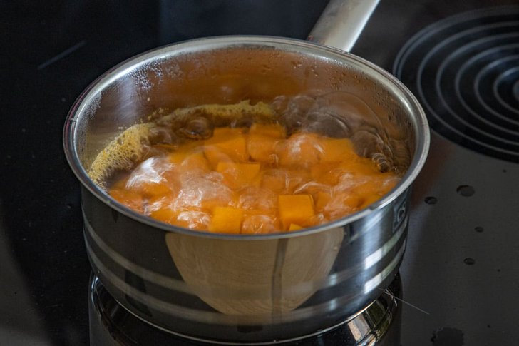 Kürbis kochen
