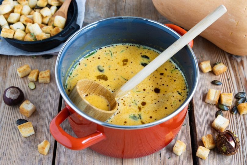 Kürbissuppe aus Butternut