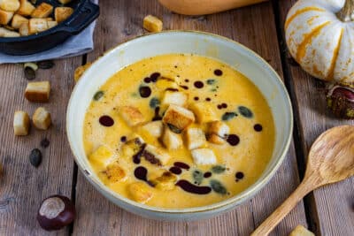 Kürbissuppe aus Butternut