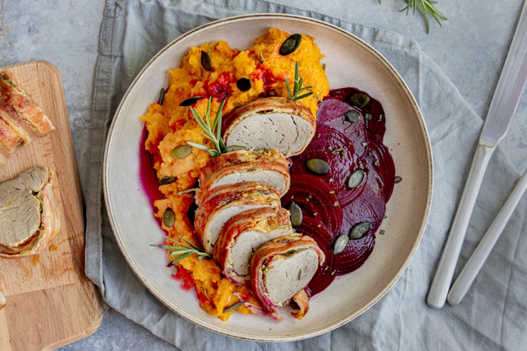Lende im Speckmantel aus dem Backofen | Rezept - eat.de