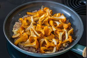 Pfifferlinge anbraten