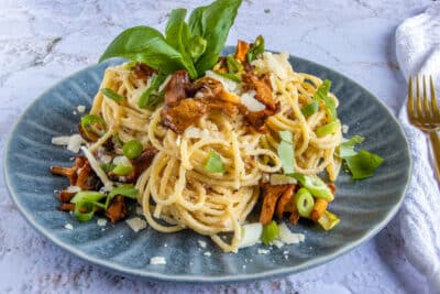 Pasta mit Pfifferlingen