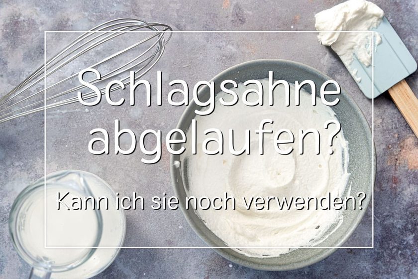 Sahne abgelaufen