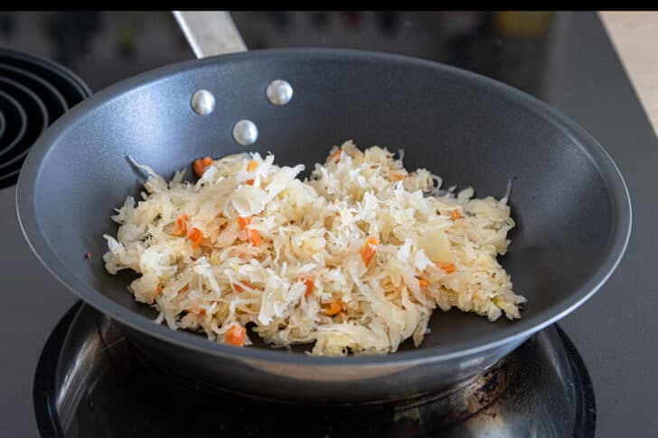 Sauerkraut anbraten, wenn es zu sauer ist