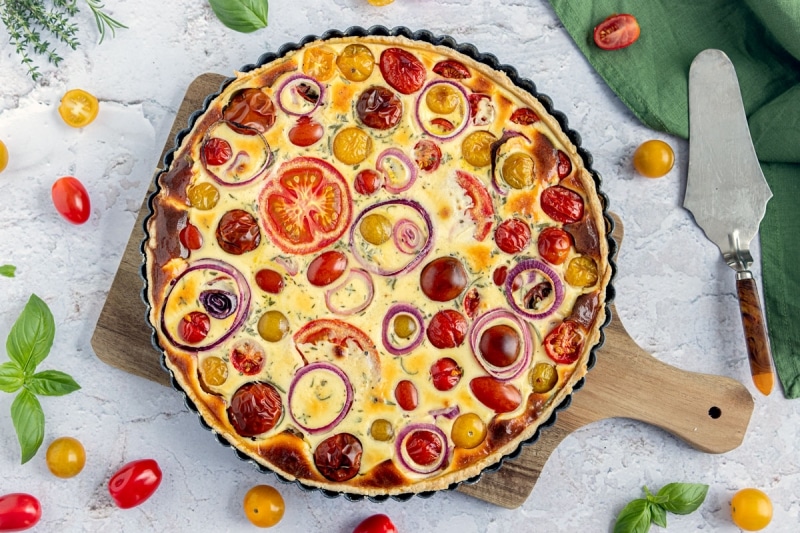 Bunte Tomatentarte aus dem Ofen | Rezept - eat.de