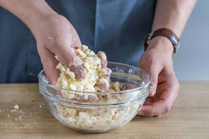 Crumbleteig machen
