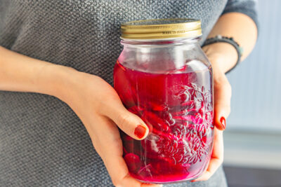 Fermentierte Rote Bete im Glas