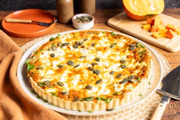 Vegetarische Kürbisquiche
