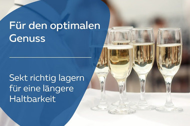 Sekt haltbar