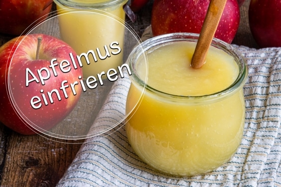 Apfelmus einfrieren