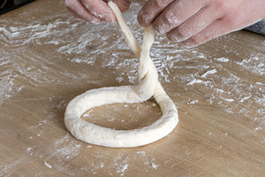 Brezel formen