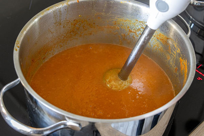 Kürbiscurry pürieren