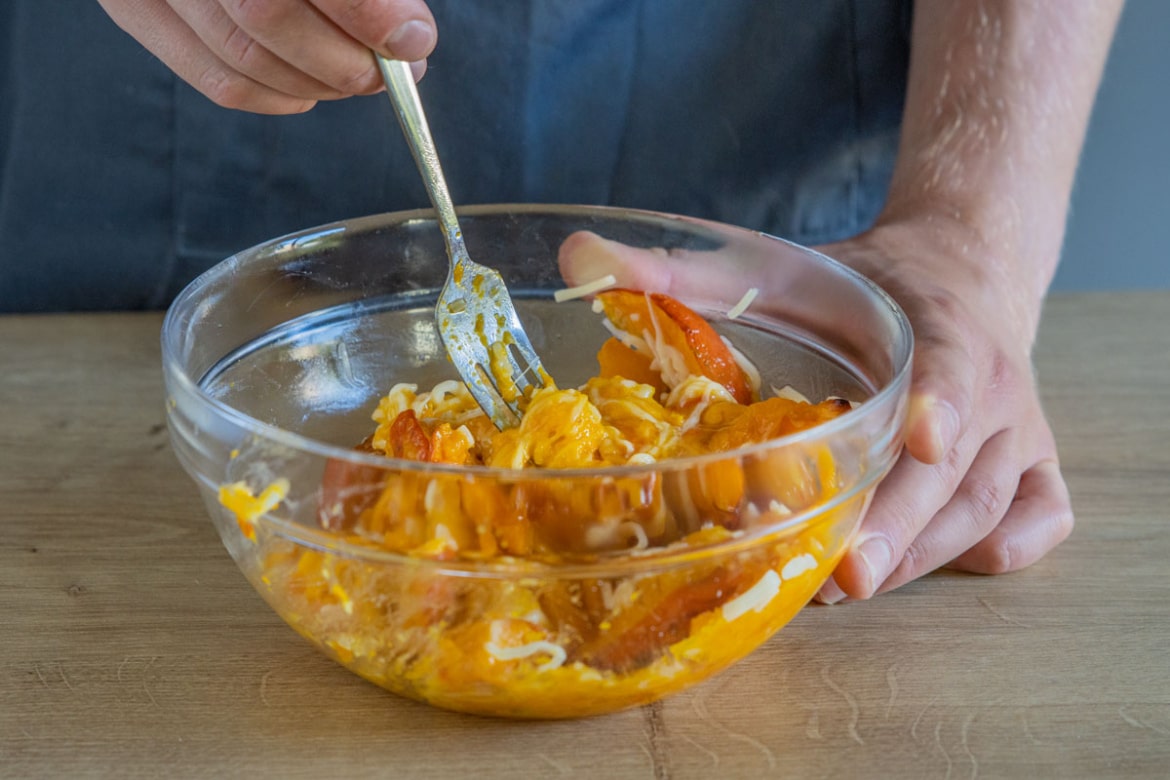 Kürbisravioli mit Rosmarinbutter-Soße | Rezept