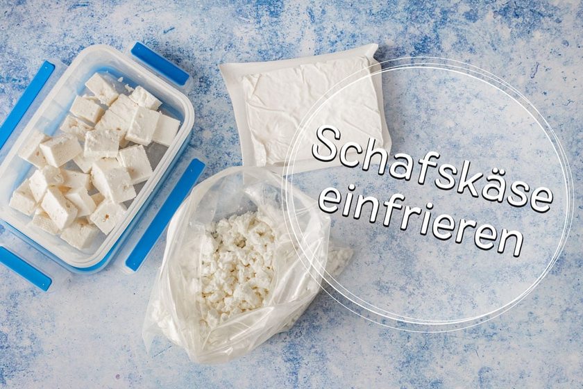 Schafskäse einfrieren